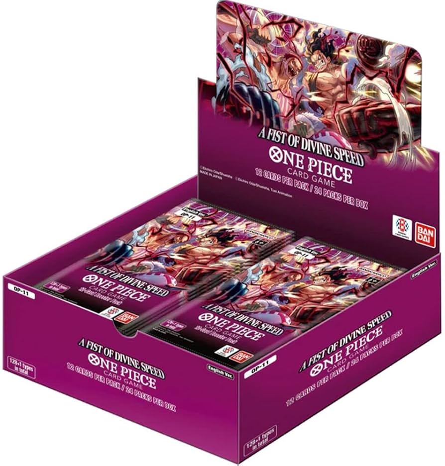 One Piece Card Game - OP11 A Fist Of Divine Speed - Booster Box (Engli Evolution TCG One Piece Card Game - OP11 A Fist Of Divine Speed - Booster Box (Engli Evolution TCG