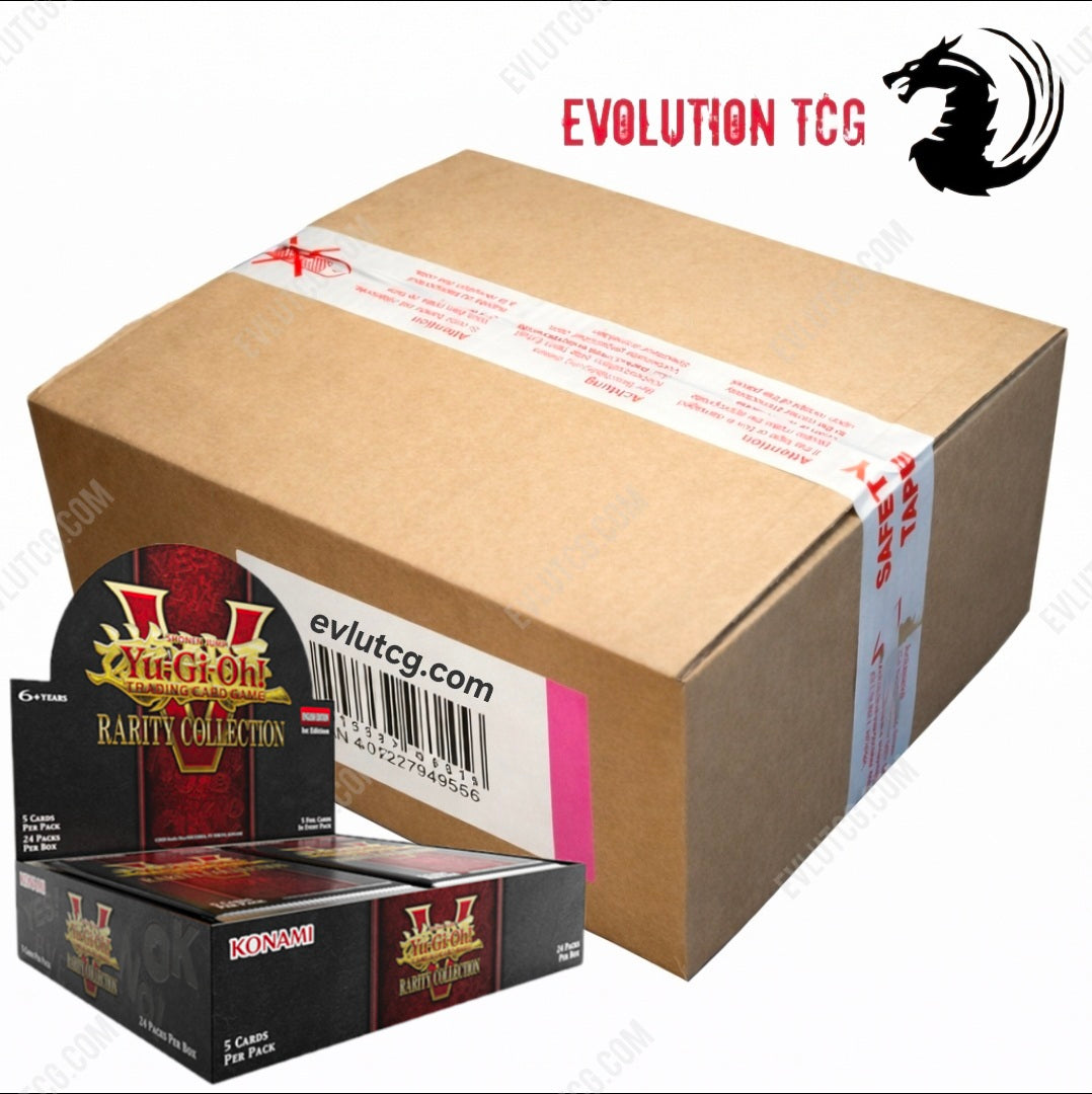 Yu-Gi-Oh! Rarity Collection V Sealed Case (12x booster boxes) EU Engli Evolution TCG Yu-Gi-Oh! Rarity Collection V Sealed Case (12x booster boxes) EU Engli Evolution TCG