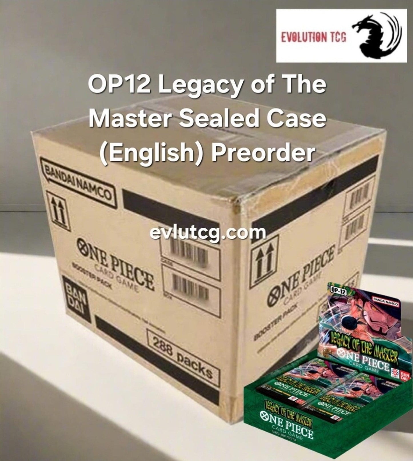 One Piece OP12 Legacy of The Master Sealed Case (12x Booster Boxes) English