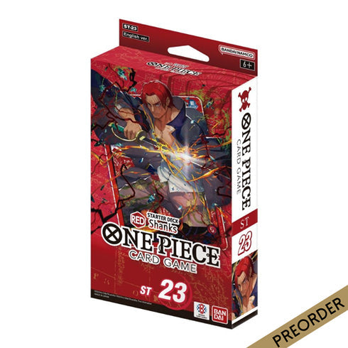 One Piece Card Game ST23 Red Shanks Starter Deck English Preorder