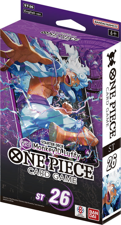 One Piece Card Game ST26 Purple/Black Monkey D. Luffy Starter Deck English Preorder