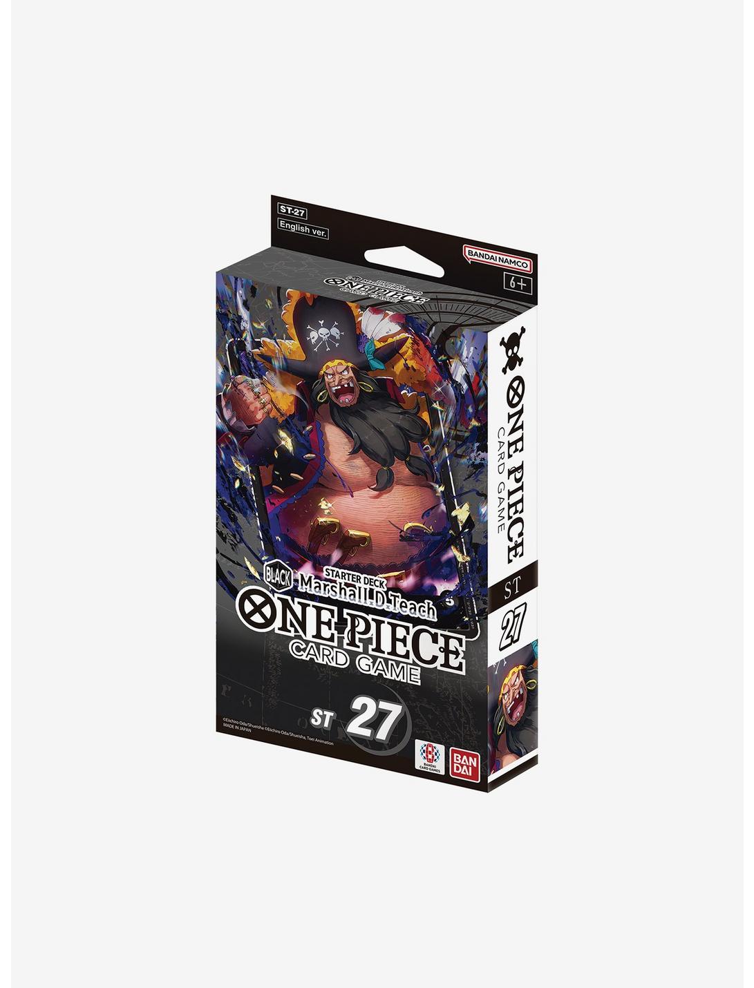 One Piece Card Game ST27 Black Marshall D. Teach Starter Deck English Preorder
