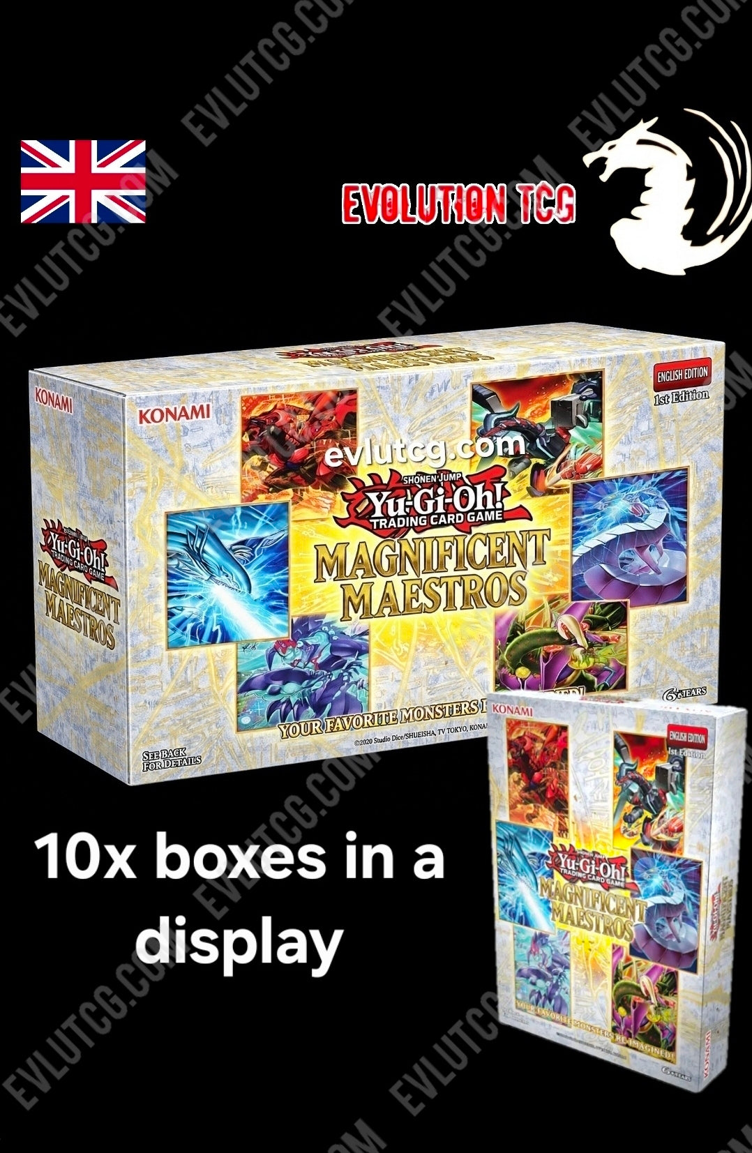 Yu-Gi-Oh! Magnificent Maestros - EU English - Sealed Case (4x Displays) Preorder