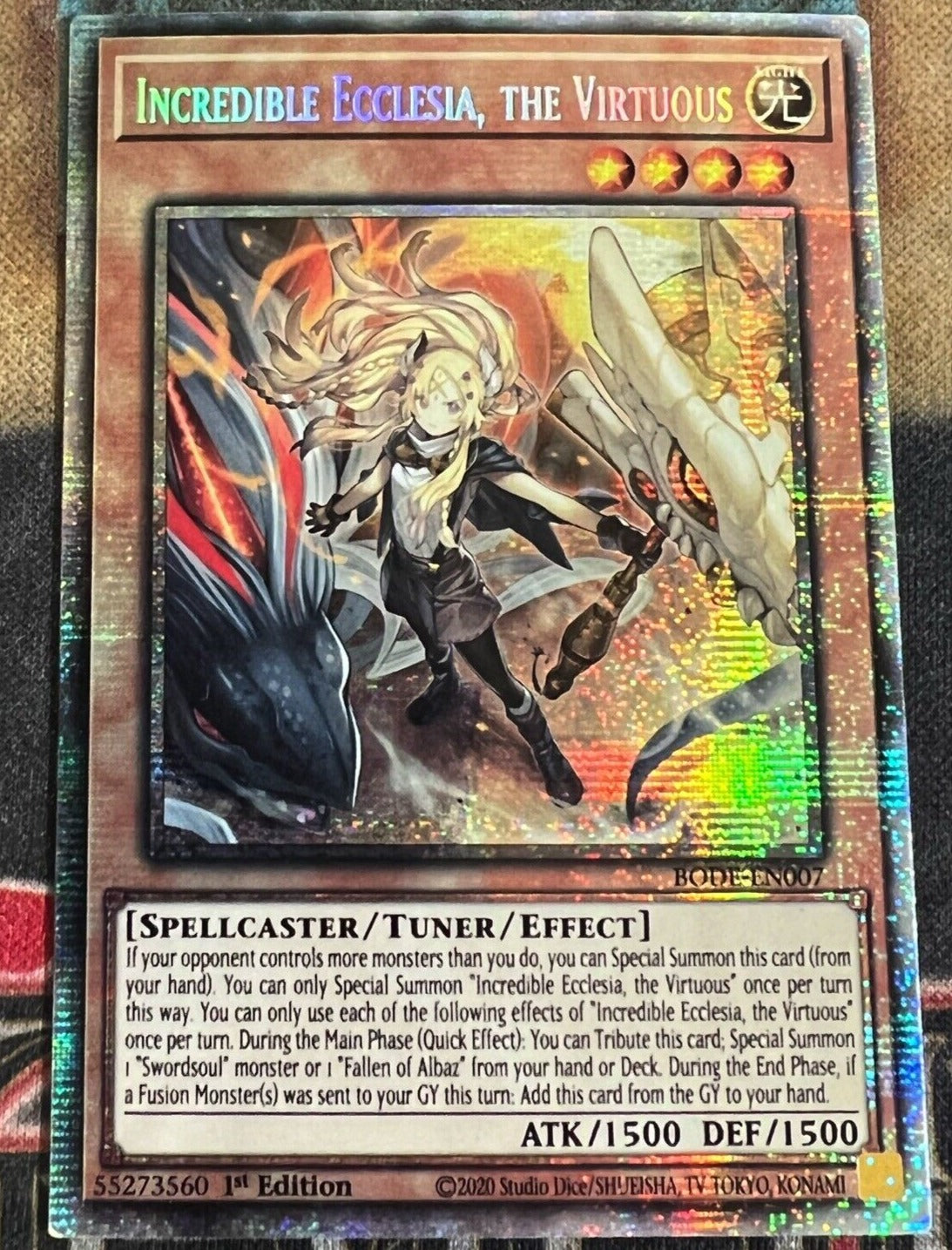 yugioh cards starlight Incredible Ecclesia, the Virtuous 1st Edition American Print Starlight – Evolution TCG