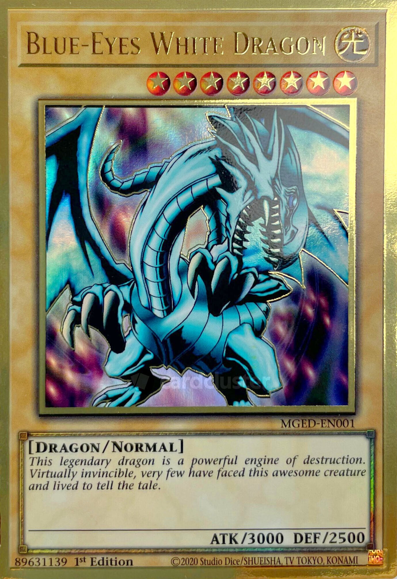 Blue-Eyes White Dragon MGED EU English