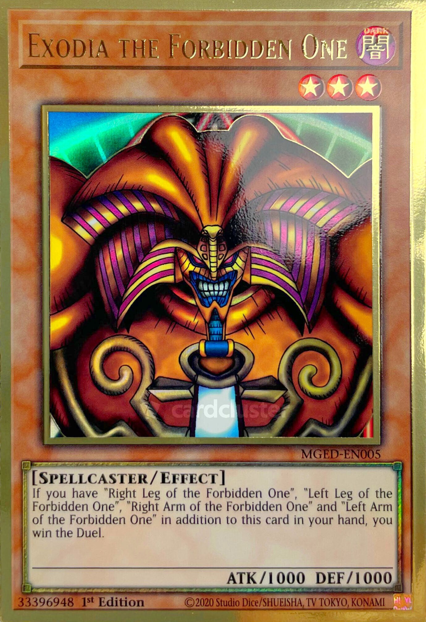 Exodia the Forbidden One MGED EU English