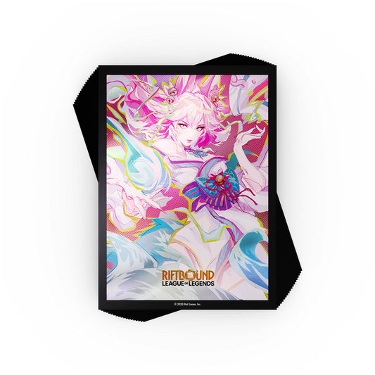 Riftbound League of Legends TCG - Spiritforged - 100pcs Spirit Blossom Ahri Sleeves