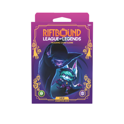Riftbound: League of Legends TCG - Unleashed - Champion Deck Vex Preorder