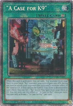 A Case For K9 1st Edition JUSH (Starlight Rare) EU English