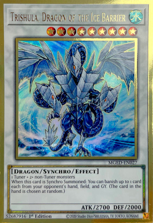 Trishula, Dragon of the Ice Barrier MGED EU English