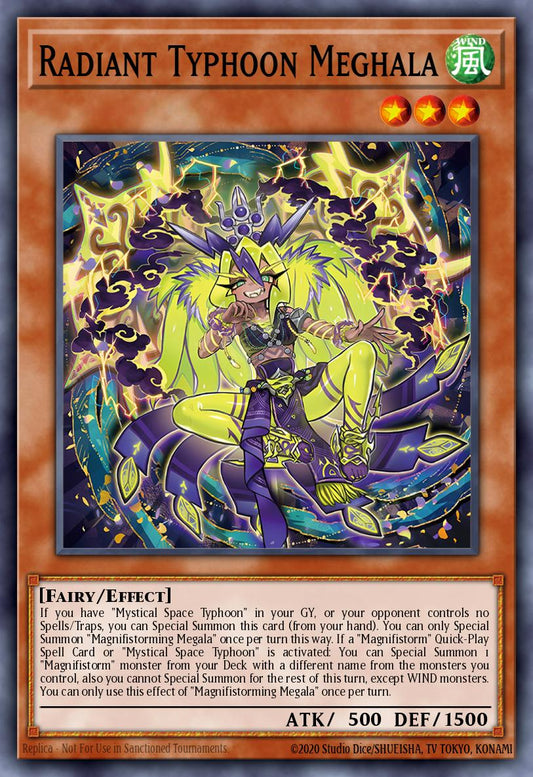 Radiant Typhoon Meghala 1st Edition DOOD (Super Rare) EU English