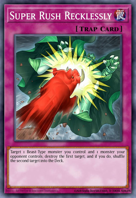 Super Rush Recklessly 1st Edition JUSH (Rare) EU English