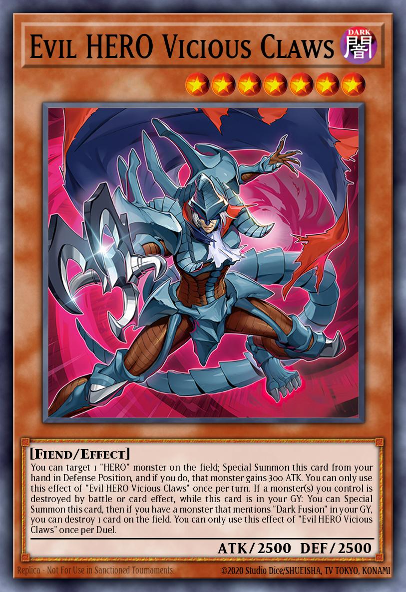 Evil HERO Vicious Claws 1st Edition ALIN (Common) EU English