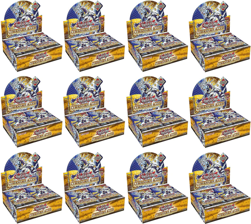 yugioh cyberstorm access booster box Cyberstorm Access Sealed Case (12x Booster Boxes) EU English 1st Editi – Evolution TCG