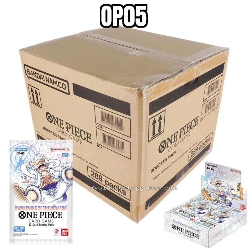 One Piece OP05 Awakening of a New Era English Sealed Case (12x Booster Boxes)