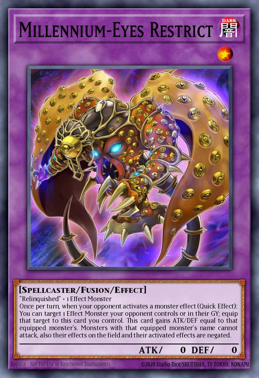 Millennium-Eyes Restrict 1st Edition JUSH (Rare) EU English