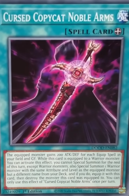 Cursed Copycat Noble Arms 1st Edition DOOD (Common) EU English