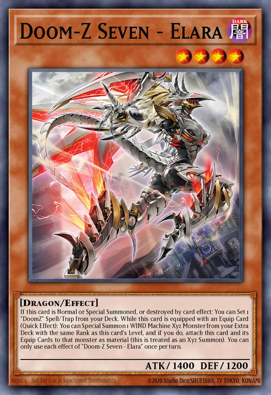 DoomZ VII Seven - Elara 1st Edition DOOD (Super Rare) EU English