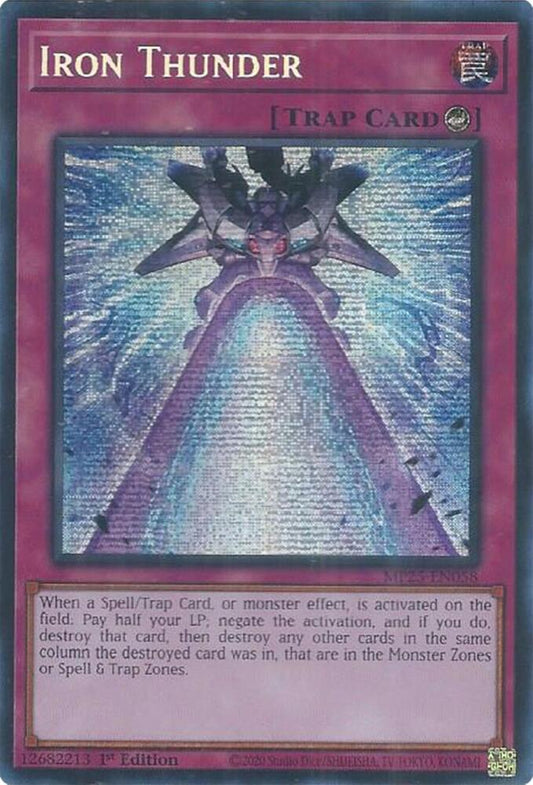 Iron Thunder 1st Edition MP25 (Prismatic Secret Rare) EU English