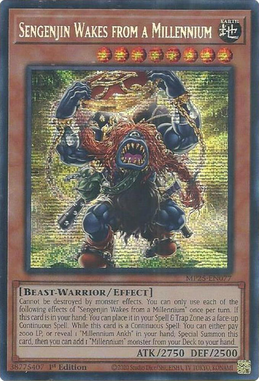Sengenjin Wakes from a Millennium 1st Edition MP25 (Prismatic Secret Rare) EU English