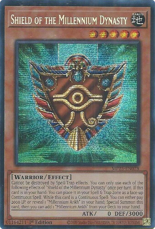 Shield of the Millennium Dynasty 1st Edition MP25 (Prismatic Secret Rare) EU English