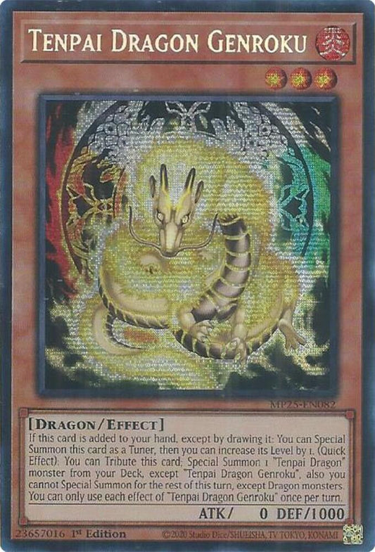 Tenpai Dragon Genroku 1st Edition MP25 (Prismatic Secret Rare) EU English
