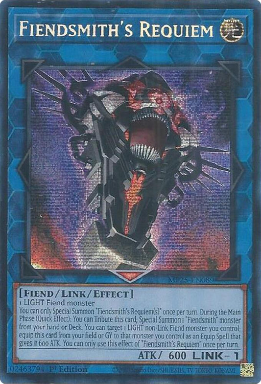 Fiendsmith's Requiem 1st Edition MP25 (Prismatic Secret Rare) EU English
