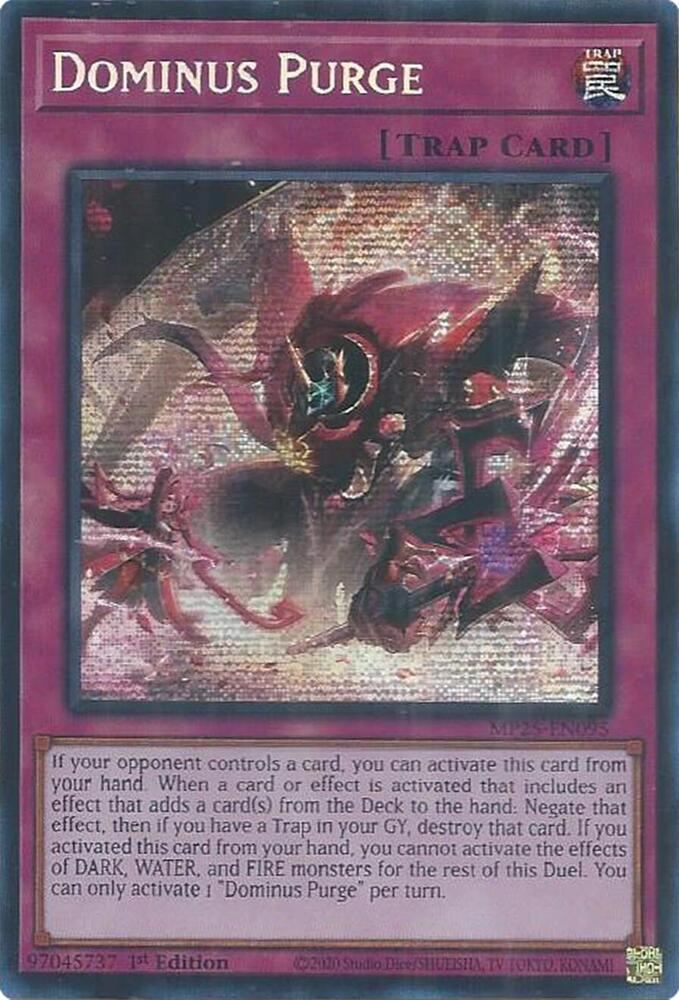 Dominus Purge 1st Edition MP25 (Prismatic Secret Rare) EU English