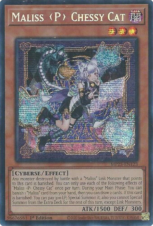 Maliss P Chessy Cat 1st Edition MP25 (Prismatic Secret Rare) EU English