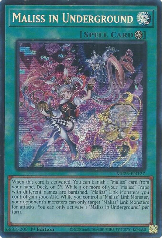 Maliss in Underground 1st Edition MP25 (Prismatic Secret Rare) EU English