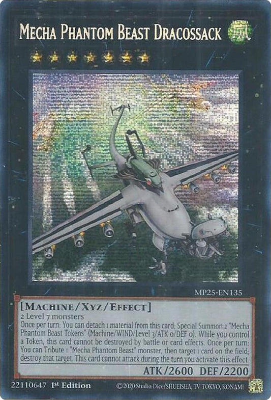 Mecha Phantom Beast Dracossack 1st Edition MP25 (Prismatic Secret Rare) EU English