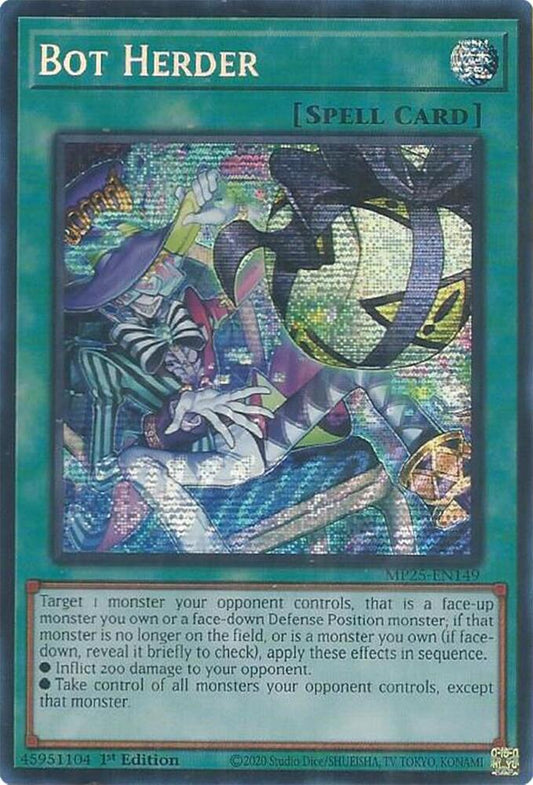 Bot Herder 1st Edition MP25 (Prismatic Secret Rare) EU English