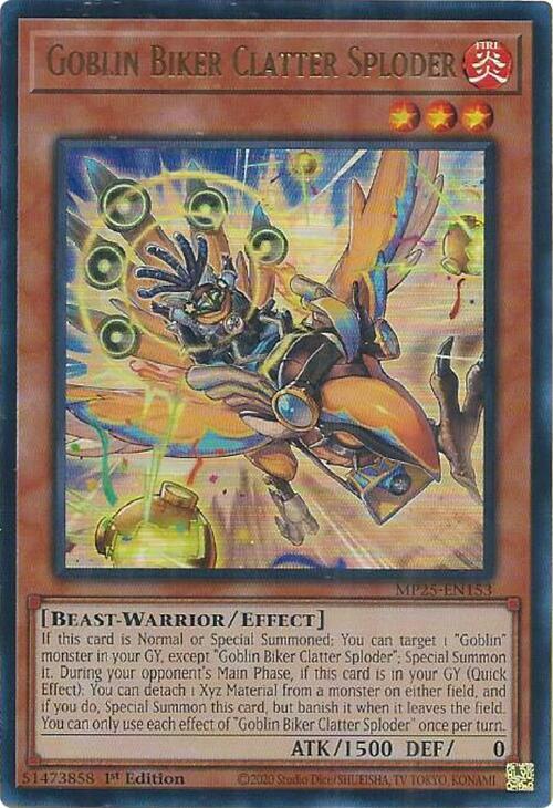 Goblin Biker Clatter Sploder  1st Edition MP25 (Ultra Rare) EU English