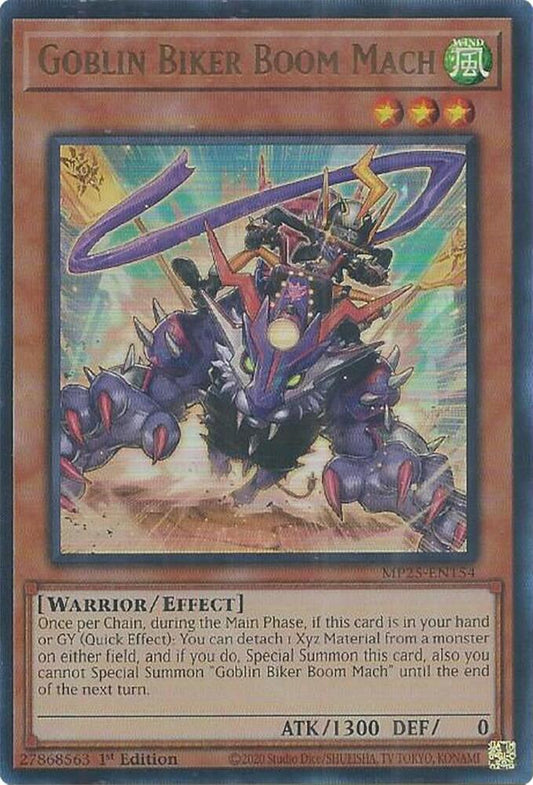 Goblin Biker Boom Mach  1st Edition MP25 (Ultra Rare) EU English
