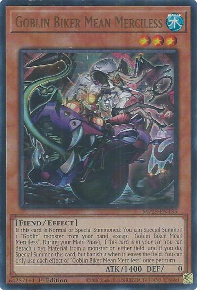 Goblin Biker Mean Merciless  1st Edition MP25 (Ultra Rare) EU English