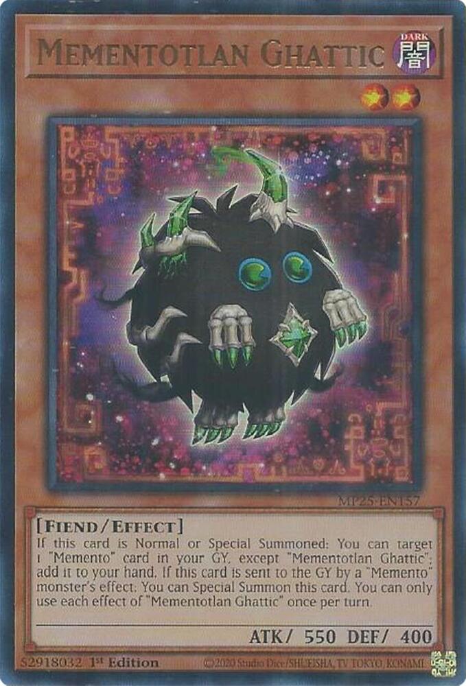 Mementotlan Ghattic  1st Edition MP25 (Ultra Rare) EU English