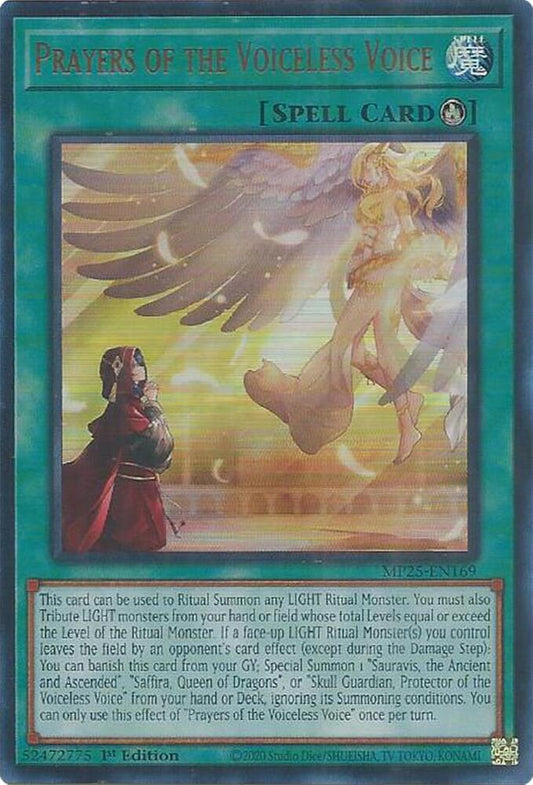 Prayers of the Voiceless Voice  1st Edition MP25 (Ultra Rare) EU English