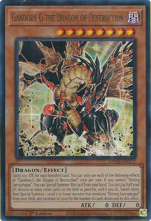 Gandora-G the Dragon of Destruction  1st Edition MP25 (Ultra Rare) EU English