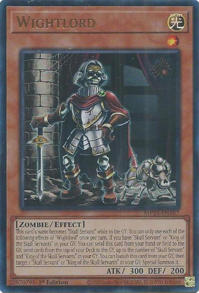 Wightlord  1st Edition MP25 (Ultra Rare) EU English