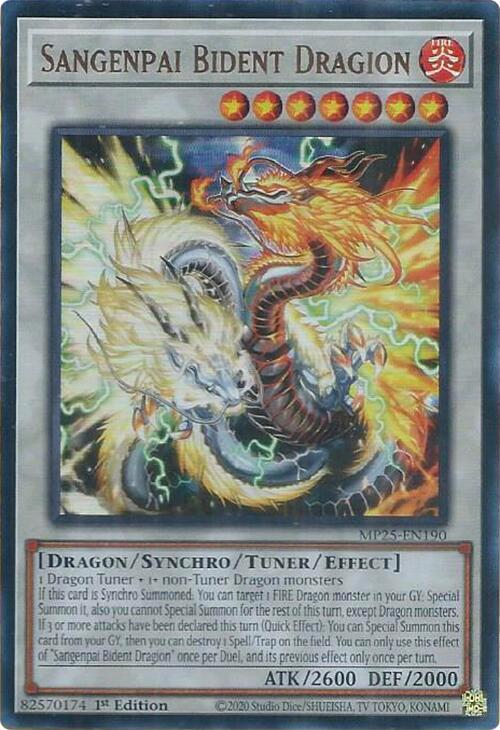 Sangenpai Bident Dragion  1st Edition MP25 (Ultra Rare) EU English