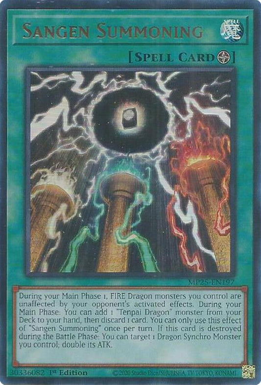 Sangen Summoning  1st Edition MP25 (Ultra Rare) EU English