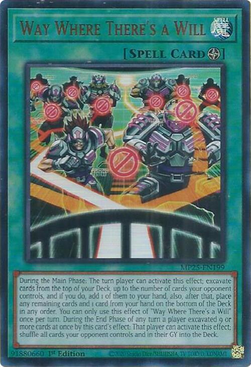 Way Where There's a Will  1st Edition MP25 (Ultra Rare) EU English