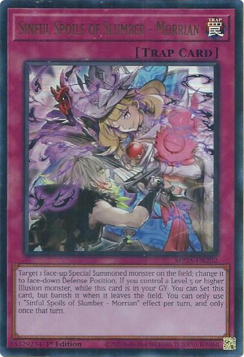 Sinful Spoils of Slumber - Morrian  1st Edition MP25 (Ultra Rare) EU English