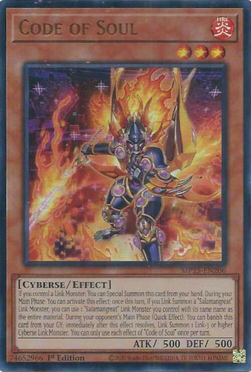 Code of Soul  1st Edition MP25 (Ultra Rare) EU English