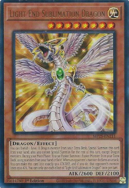Light End Sublimation Dragon  1st Edition MP25 (Ultra Rare) EU English