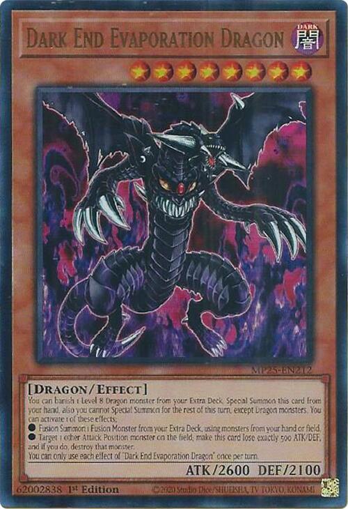 Dark End Evaporation Dragon  1st Edition MP25 (Ultra Rare) EU English