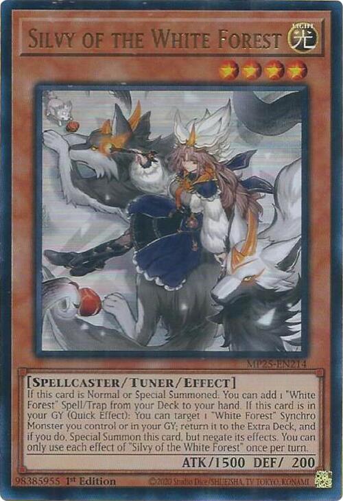 Silvy of the White Forest  1st Edition MP25 (Ultra Rare) EU English