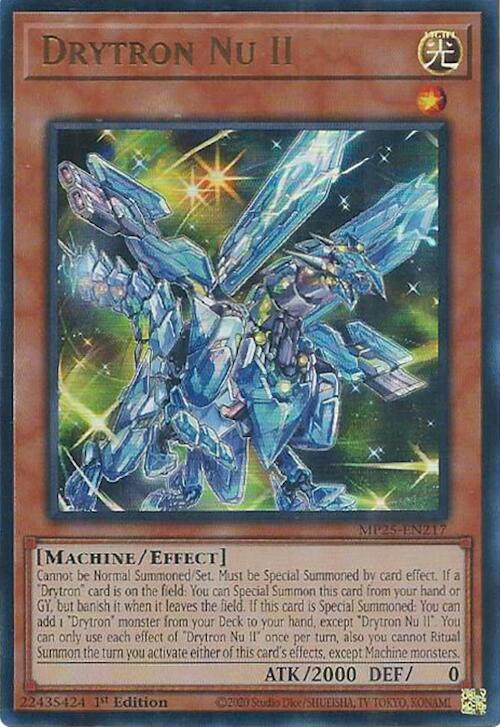 Drytron Nu II  1st Edition MP25 (Ultra Rare) EU English