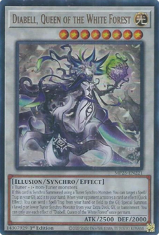 Diabell, Queen of the White Forest  1st Edition MP25 (Ultra Rare) EU English