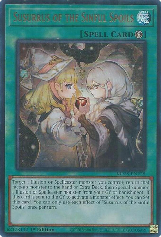 Susurrus of the Sinful Spoils  1st Edition MP25 (Ultra Rare) EU English